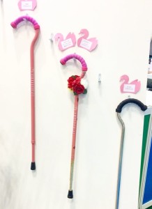 フラミンゴステッキとコラボ